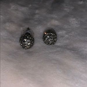 Silver earrings